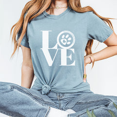 TLC LOVE Dog Rescue Vintage Soft Unisex T-shirt 