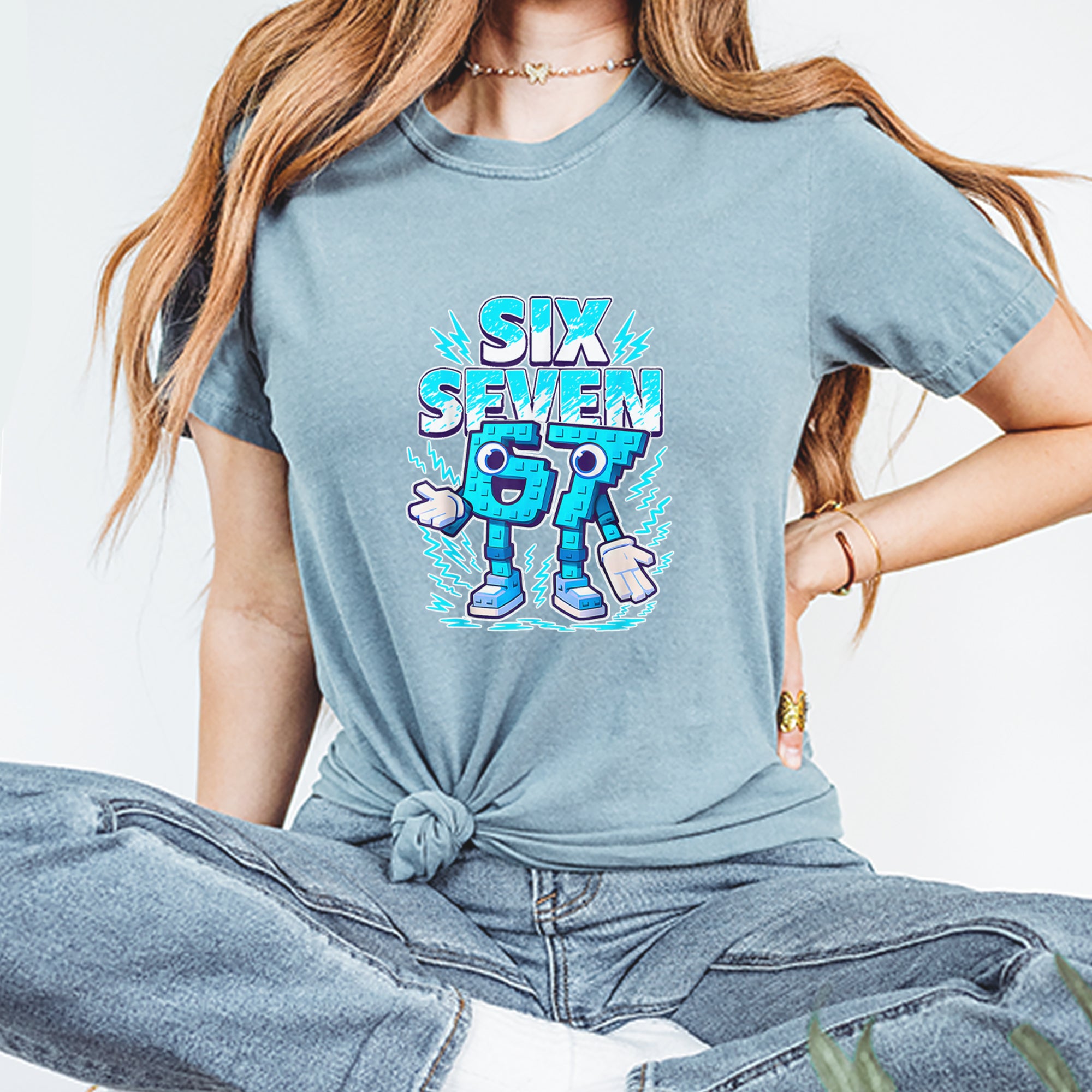 67 Brainrot Meme Slang Vintage Soft Unisex T-shirt 