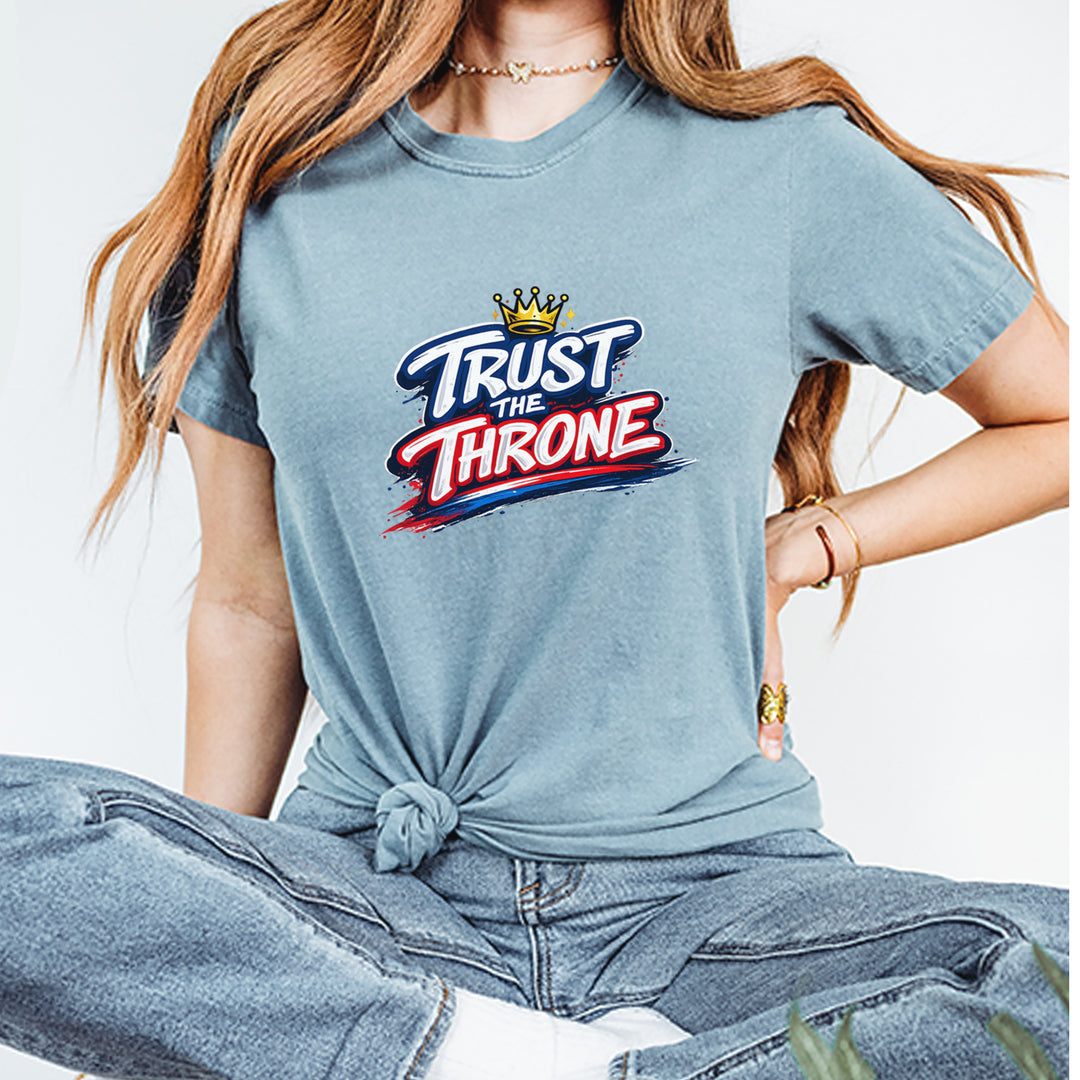 Trust The Throne Crown Philly Hoops Vintage Soft Unisex T-shirt 