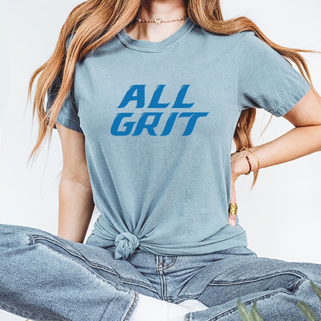 All Grit Detroit Football Vintage Soft Unisex T-shirt 