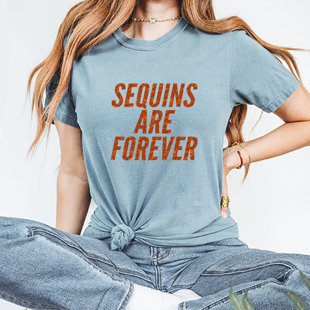 Sequins Are Forever Retro Glam Vintage Soft Unisex T-shirt 