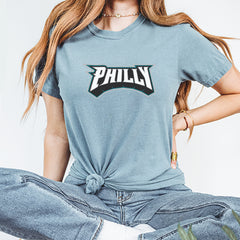 Philly Bold Block Throwback Vintage Soft Unisex T-shirt 