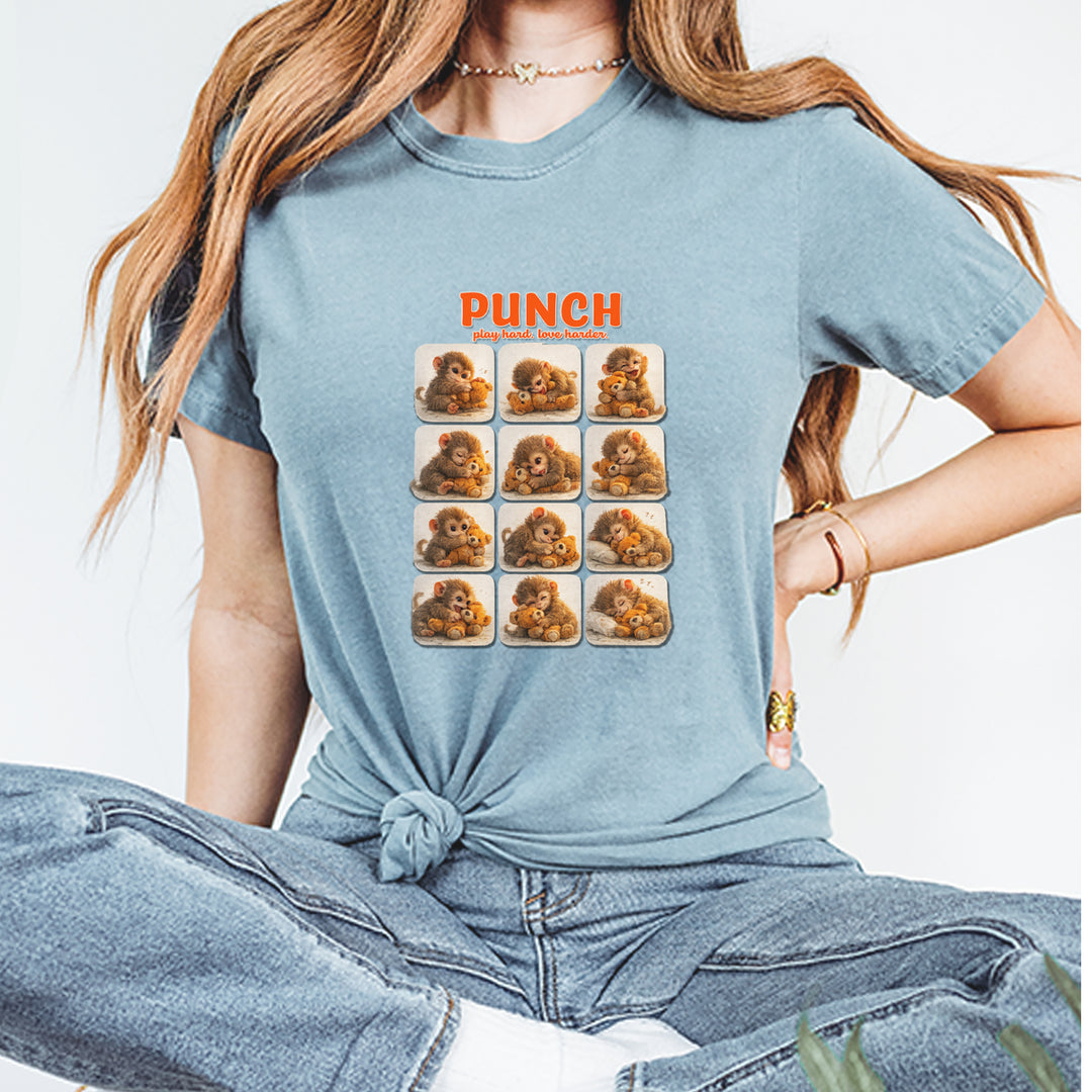 Punch Play Hard Love Harder Vintage Soft Unisex T-shirt 
