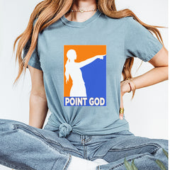 Point God Cunningham Basketball Pointing Meme  Vintage Soft Unisex T-shirt 