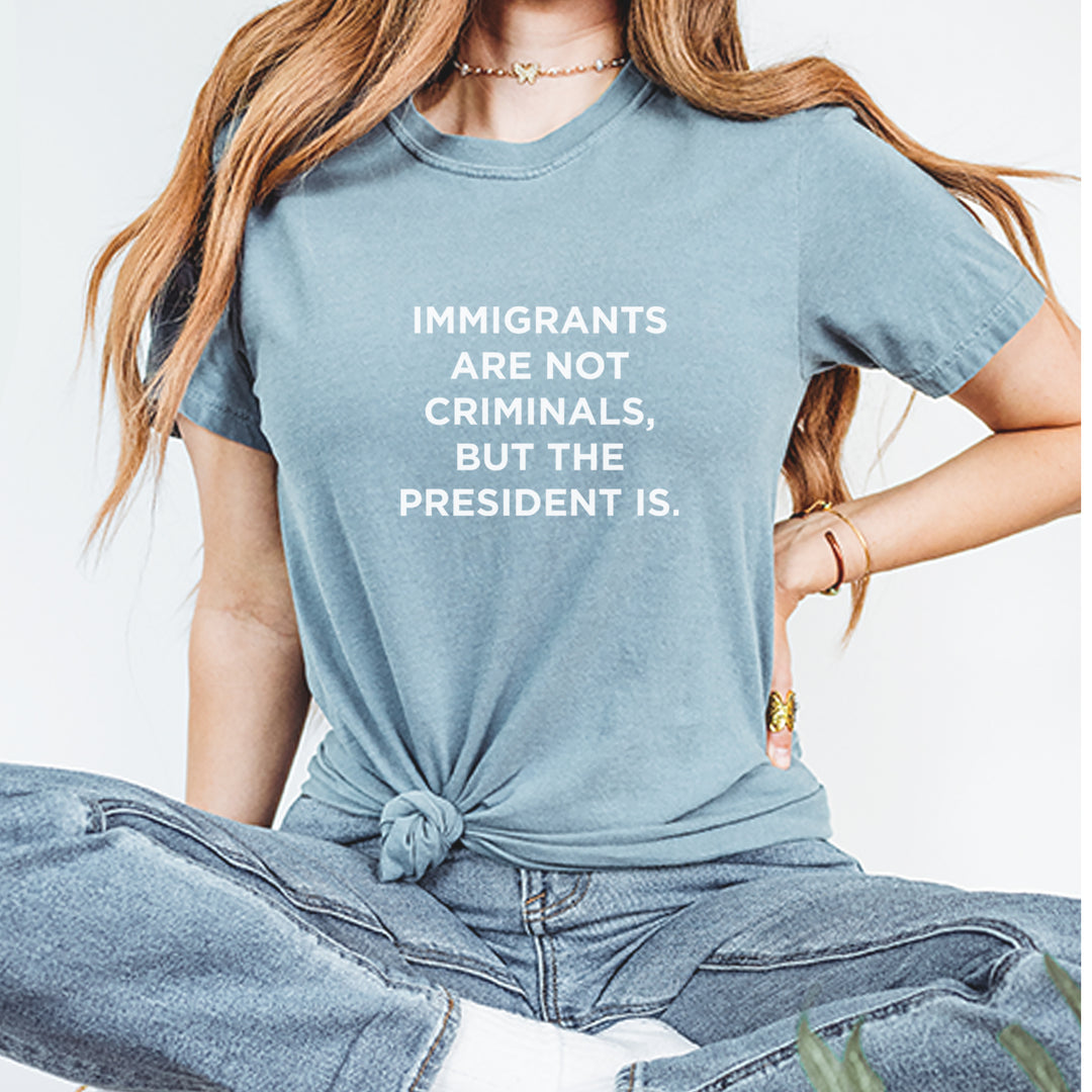 Immigrants Are Not Criminals Vintage Soft Unisex T-shirt 