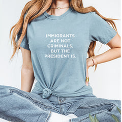 Immigrants Are Not Criminals Vintage Soft Unisex T-shirt 