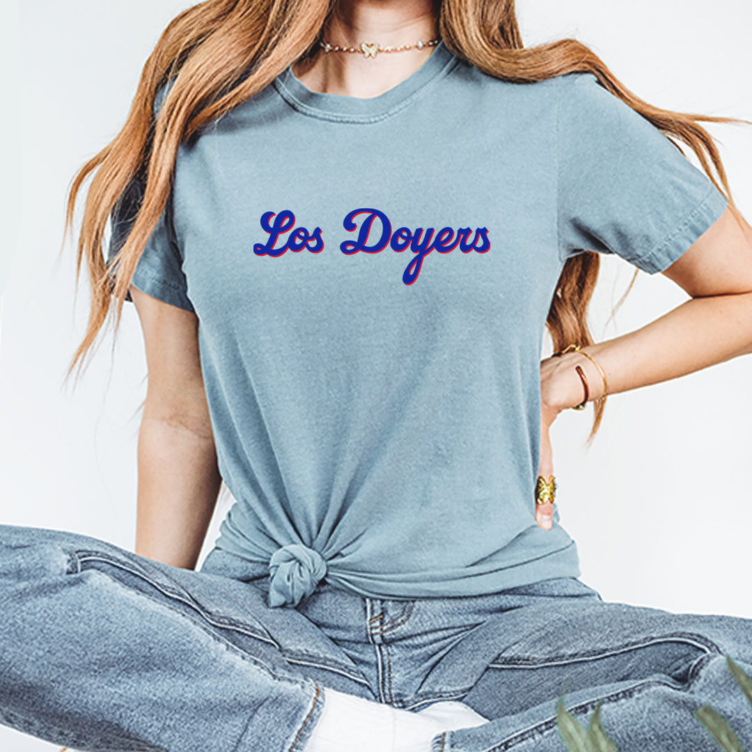 Los Doyers LA Baseball Vintage Soft Unisex T-shirt 