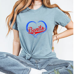 Benito Heart Puerto Rico Vintage Soft Unisex T-shirt 