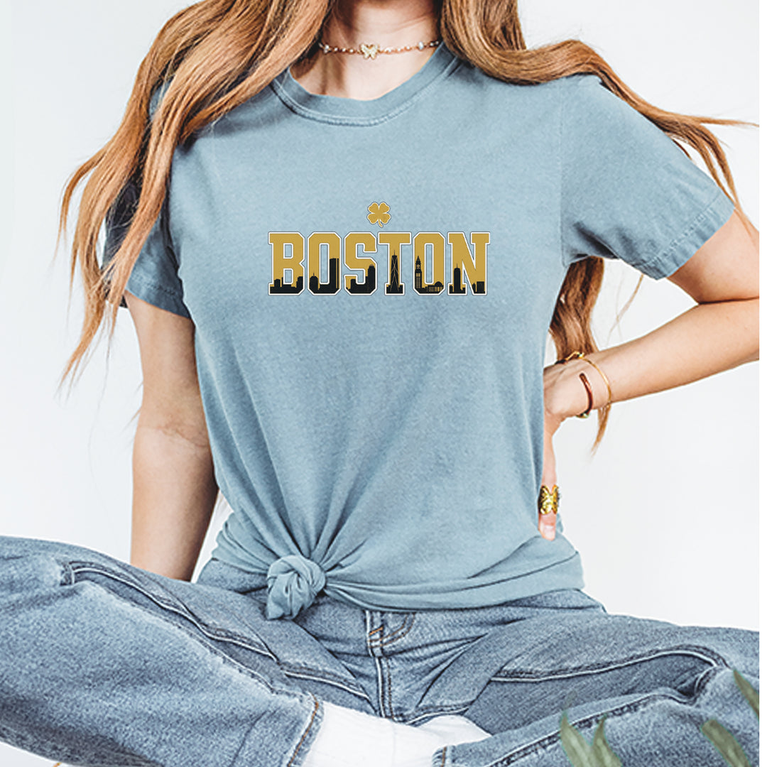 Boston City Pride Irish Vintage Soft Unisex T-shirt 