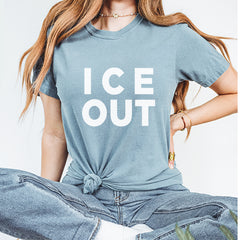Ice Out Protest Vintage Soft Unisex T-shirt 