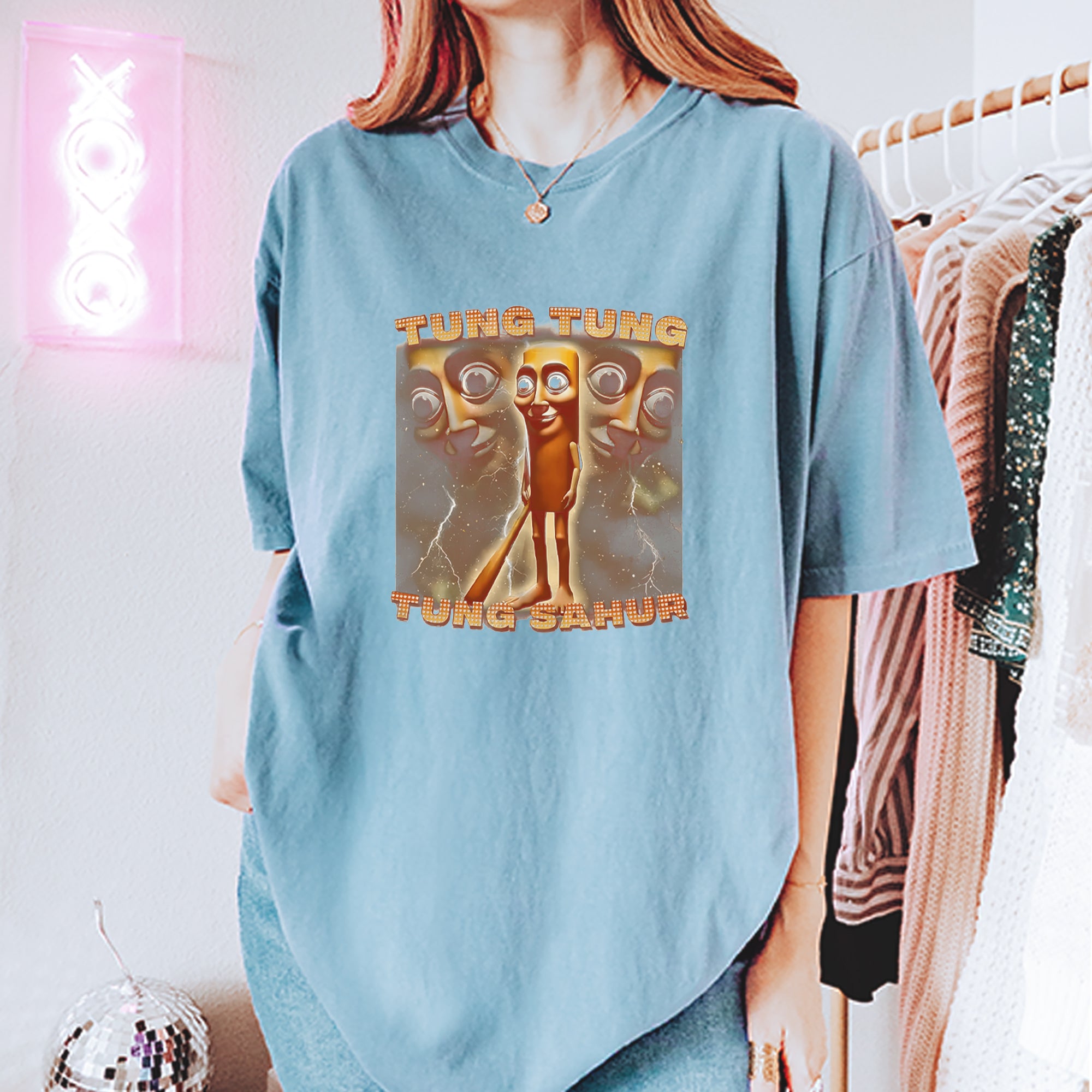 Tung Tung Tung Sahur Enforcer Vintage Soft Unisex T-shirt 