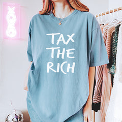 Tax the Rich Protest Wealth Inequality Vintage Soft Unisex T-shirt 