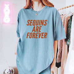 Sequins Are Forever Retro Glam Vintage Soft Unisex T-shirt 