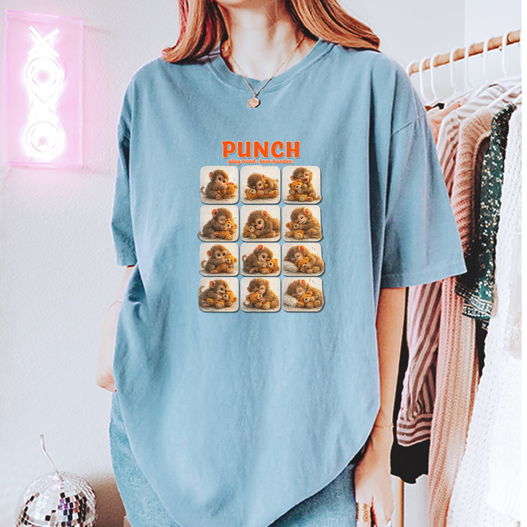 Punch Play Hard Love Harder Vintage Soft Unisex T-shirt 