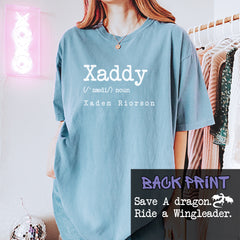 Xaddy Save A Dragon Ride A Wingleader Vintage Soft Unisex T-shirt 