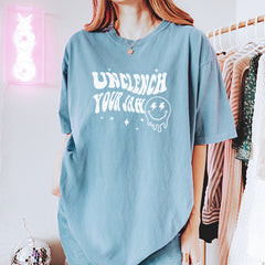 Unclench Your Jaw Festival Rave EDM Vintage Soft Unisex T-shirt