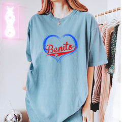 Benito Heart Puerto Rico Vintage Soft Unisex T-shirt 