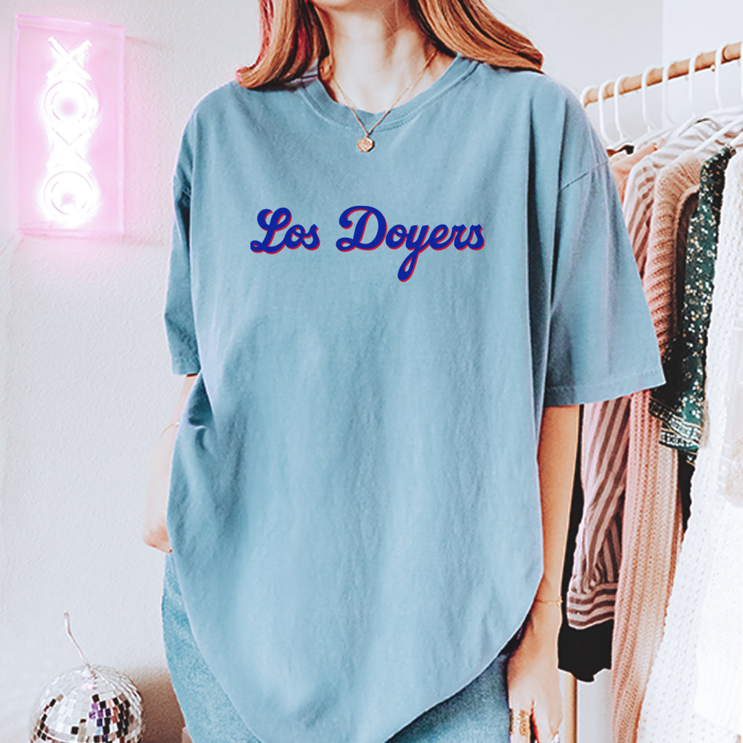 Los Doyers LA Baseball Vintage Soft Unisex T-shirt 