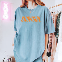 Showgirl Orange Glitter Vintage Soft Unisex T-shirt 