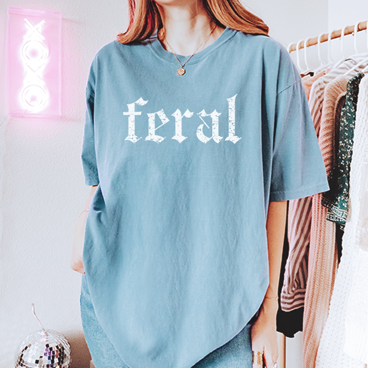 Feral Club Rat Festival Rave EDM Vintage Soft Unisex T-shirt 