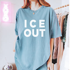 Ice Out Protest Vintage Soft Unisex T-shirt 