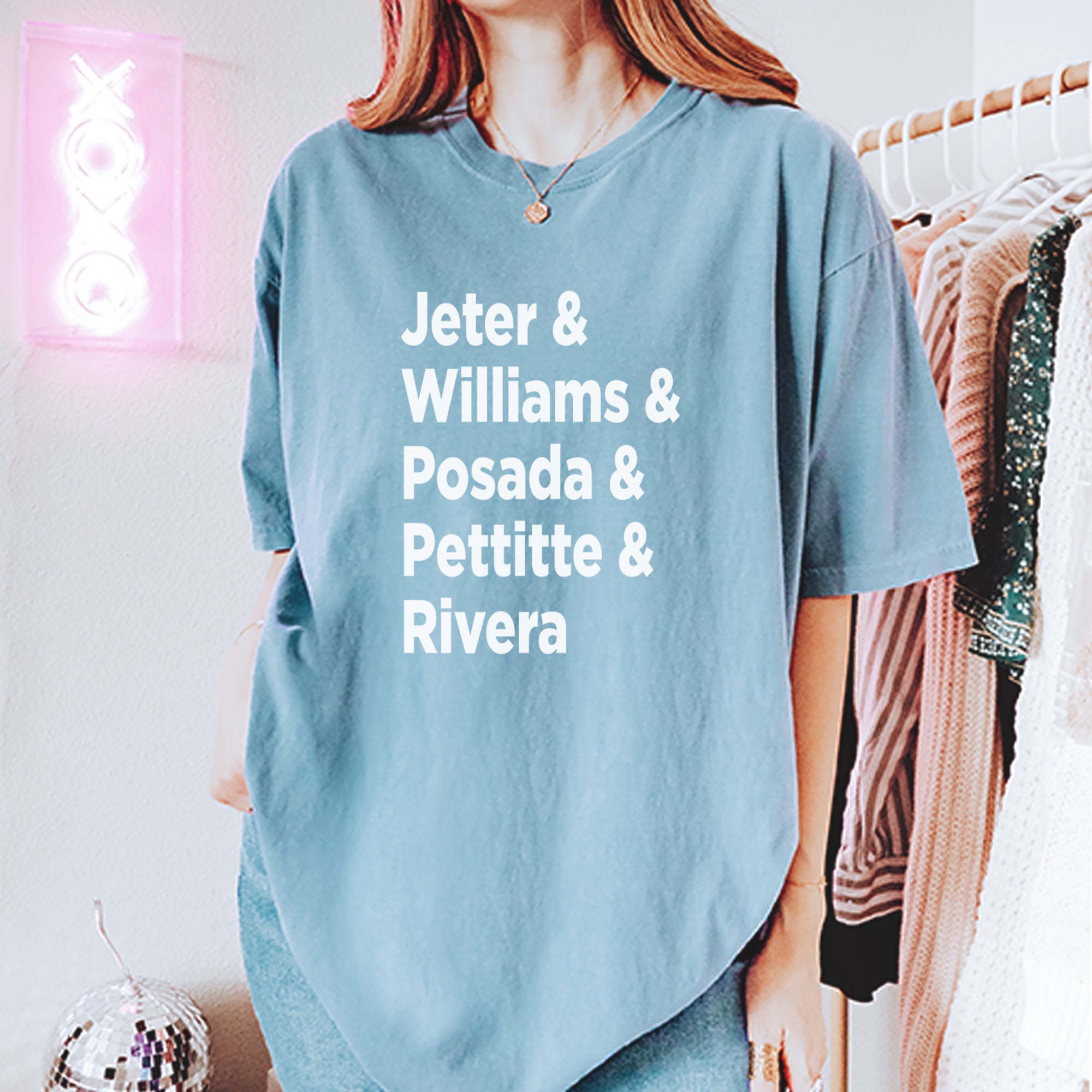 Jeter & Williams & Posada & Pettitte & Rivera Vintage Soft Unisex T-shirt 
