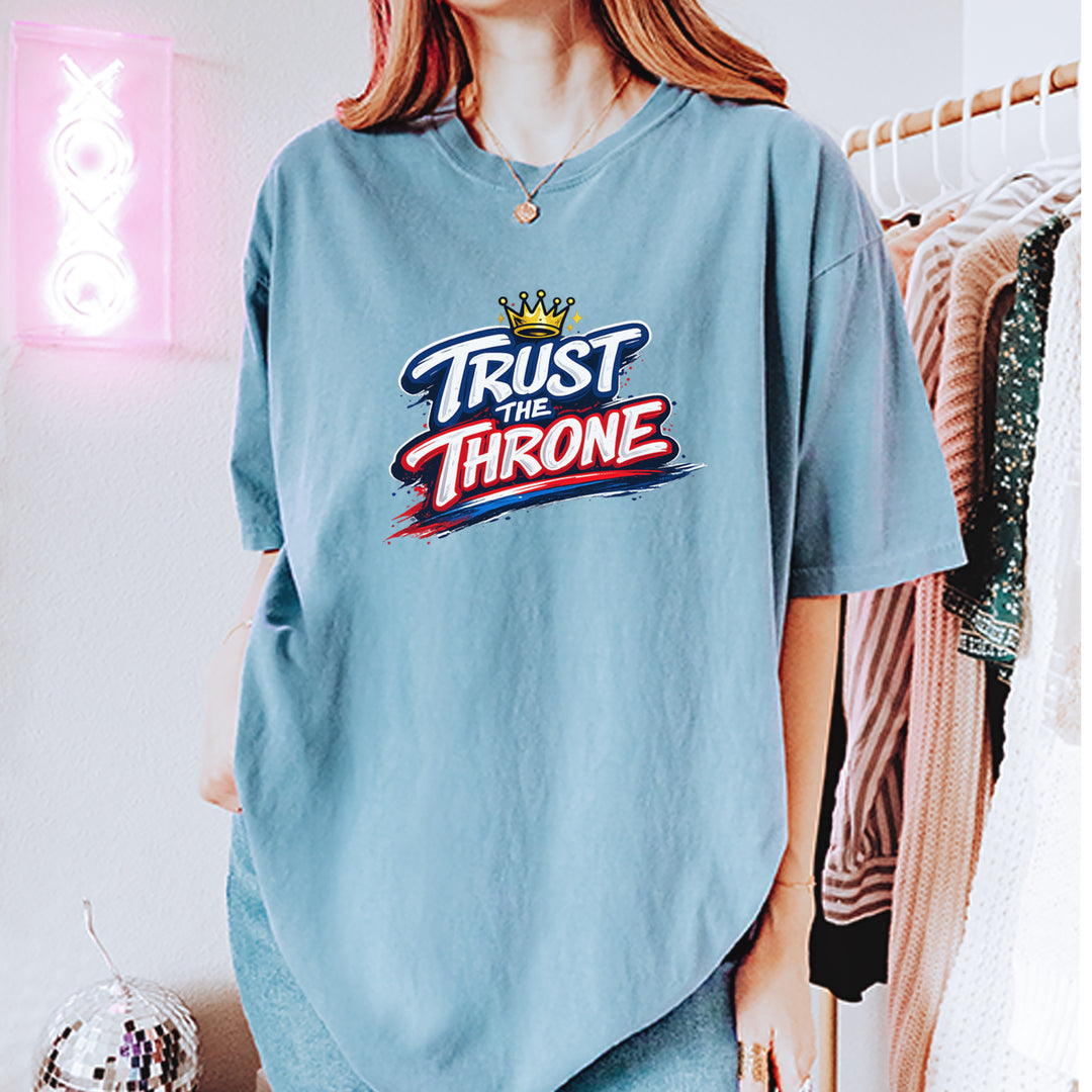 Trust The Throne Crown Philly Hoops Vintage Soft Unisex T-shirt 