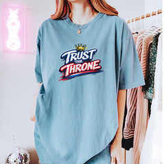 Trust The Throne Crown Philly Hoops Vintage Soft Unisex T-shirt 