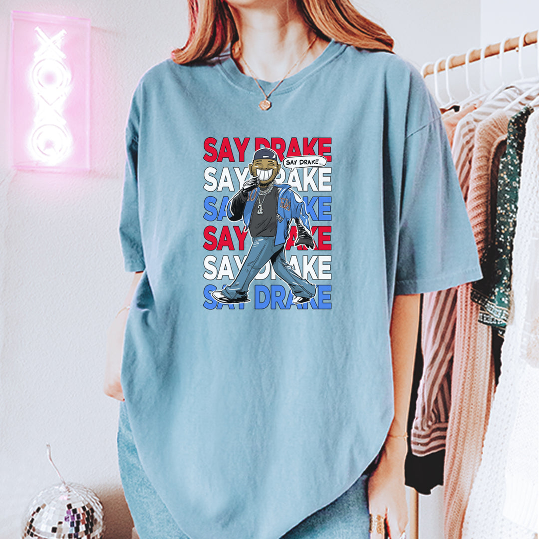Say Drake Smiling Meme Mustard Vintage Soft Unisex T-shirt 