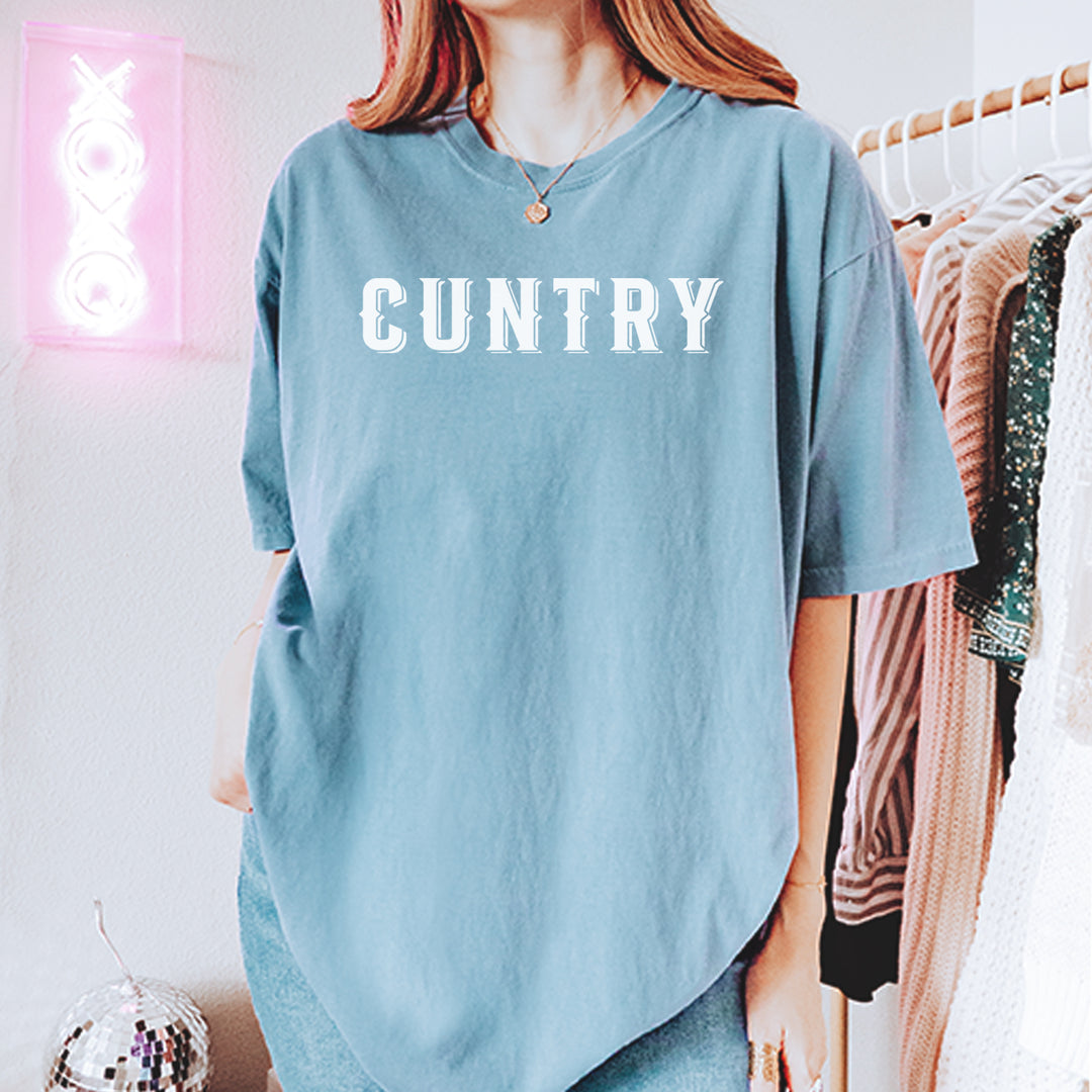 Cuntry Been Country Cowboy graphic on Garment-Dyed Heavyweight Unisex T-Shirt alternate view 13
