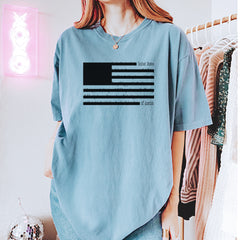 Redacted American Flag Vintage Soft Unisex T-shirt 