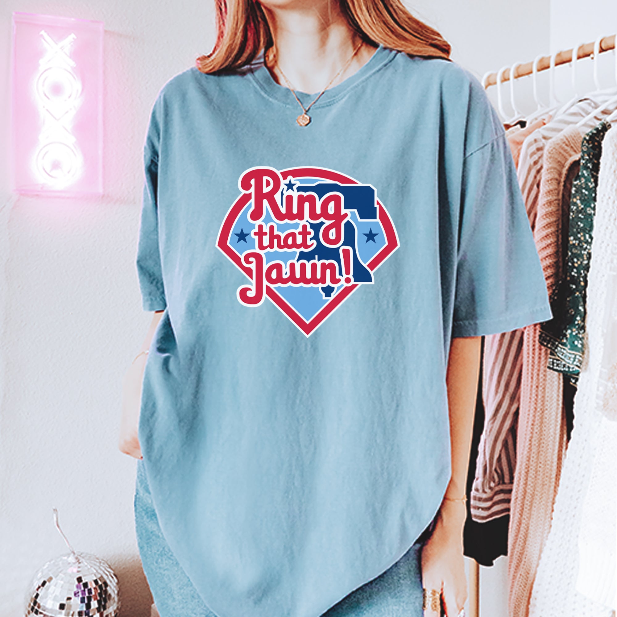 Ring That Jawn Philly Baseball Vintage Soft Unisex T-shirt 