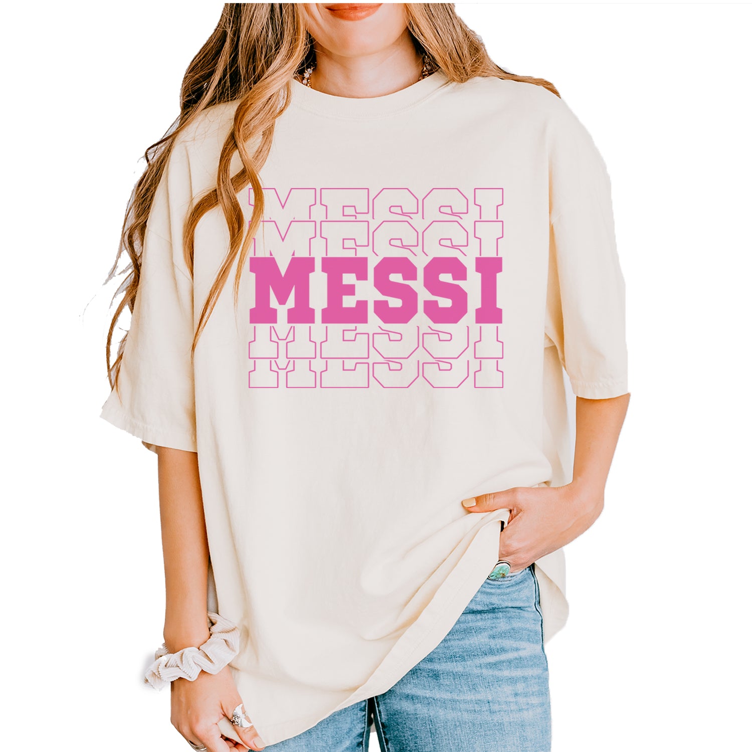 Messi Miami Futbol Vintage Soft Unisex T-shirt Ivory