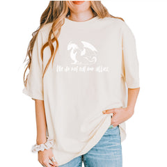 We Do Not Eat Our Allies Fourth Wing Basgiath Vintage Soft Unisex T-shirt Ivory