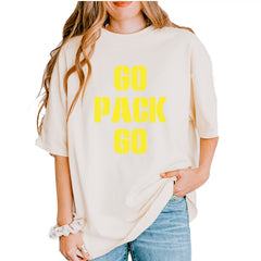 Go Pack Go Green Bay Vintage Soft Unisex T-shirt Ivory