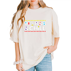90s R&B and Chill Retro Throwback Vintage Soft Unisex T-shirt Ivory