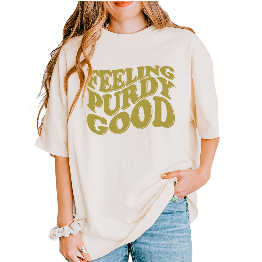 Feeling Purdy Good San Francisco Vintage Soft Unisex T-shirt Ivory