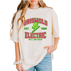 Griswold Electric We'll Light You Up Vintage Soft Unisex T-shirt Ivory