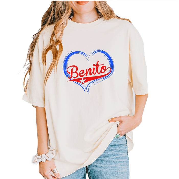 Benito Heart Puerto Rico Vintage Soft Unisex T-shirt