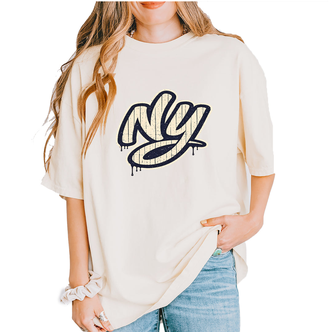 NYC New York City Grunge Street Vintage Soft Unisex T-shirt Ivory
