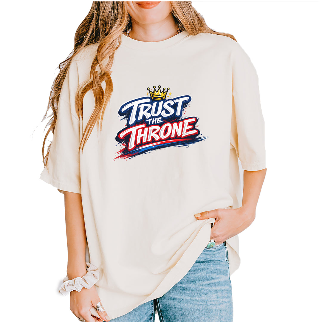 Trust The Throne Crown Philly Hoops Vintage Soft Unisex T-shirt Ivory