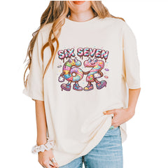 67 Candy Swirl Meme Vintage Soft Unisex T-shirt Ivory