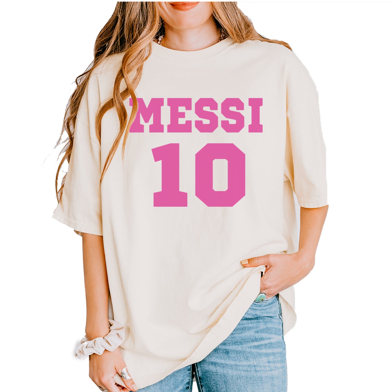 Messi World Soccer Futbol Messiami Vintage Soft Unisex T-shirt Ivory