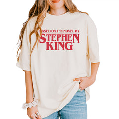 Based On The Novel By Stephen King Vintage Soft Unisex T-shirt Ivory