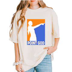 Point God Cunningham Basketball Pointing Meme  Vintage Soft Unisex T-shirt Ivory