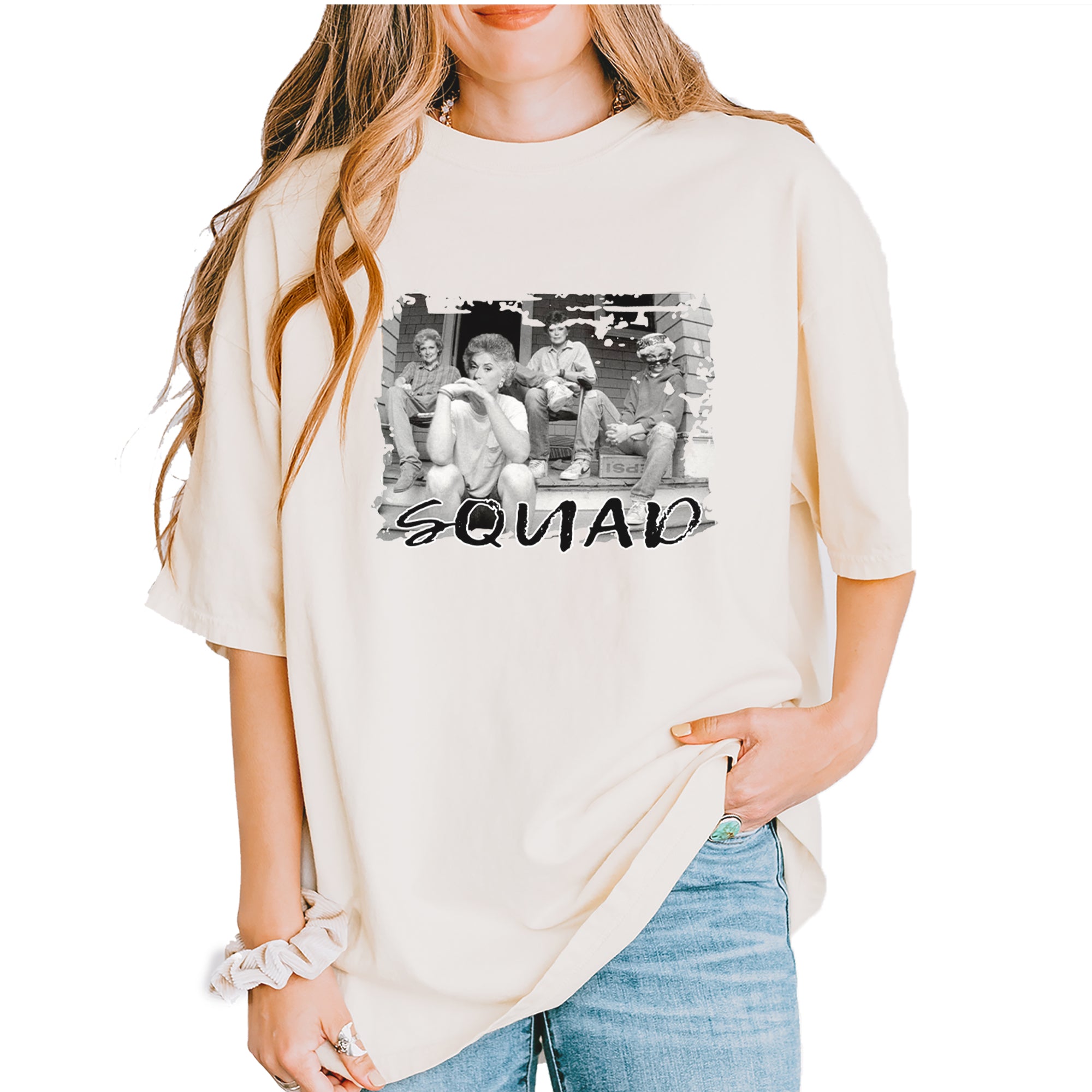 Squad Golden Girls Vintage Soft Unisex T-shirt Ivory
