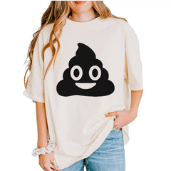 Trash Panda graphic on Garment-Dyed Heavyweight Unisex T-Shirt in Ivory alternate view 2