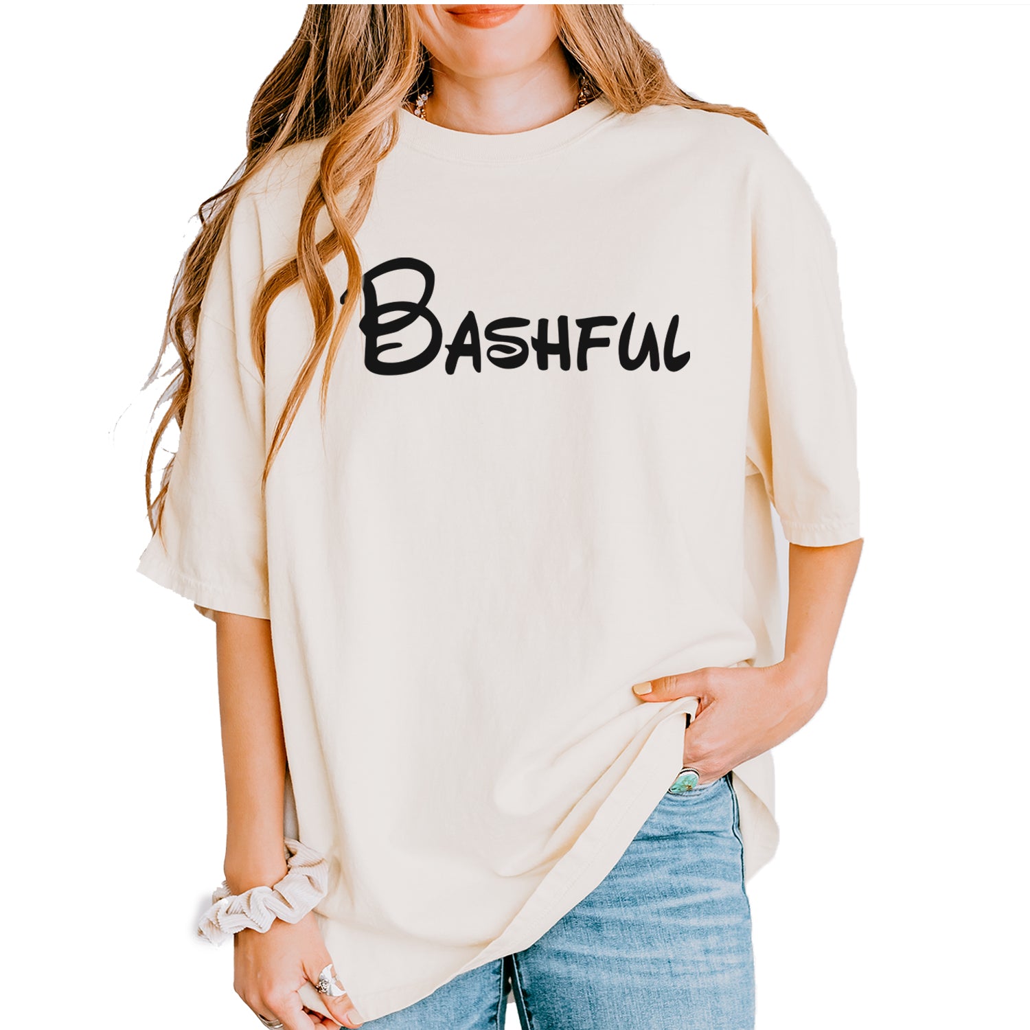 Bashful - 7 Dwarfs Costume Vintage Soft Unisex T-shirt