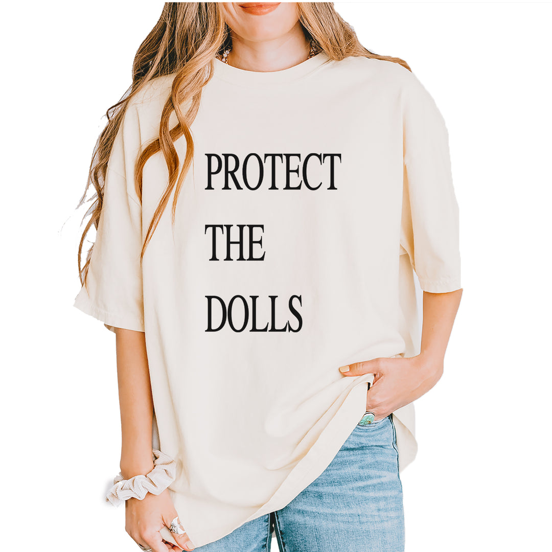 Protect The Dolls Equal Rights Vintage Soft Unisex T-shirt Ivory