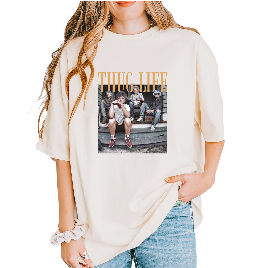 Golden Girls Thug Life Street Vintage Soft Unisex T-shirt Ivory
